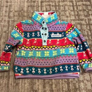 Kids' Obermeyer Boulder 1/4 Snap Fleece Pullover The Heritage Collection Aspen